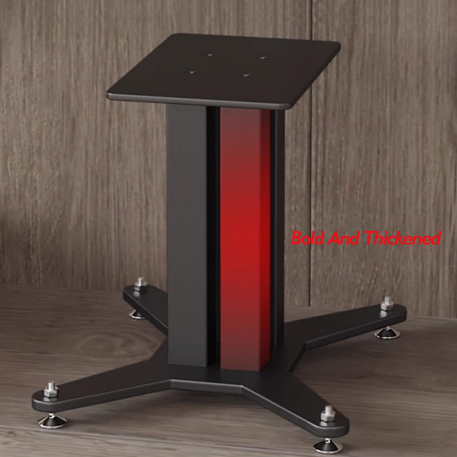 Soporte de altavoz de metal de altura ajustable, 30-80 cm, par universal para el hogar, sala de estar, oficina, teatro