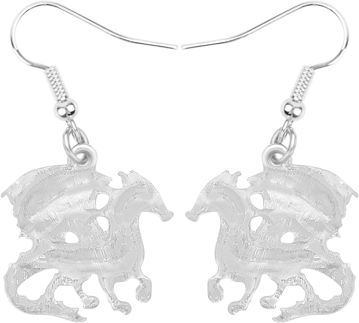 BONSNY Enamel Fantasy Colorful Dragon Dinosaur Earrings for Women Jewelry Novelty Funny Charms Original Design - Image 5