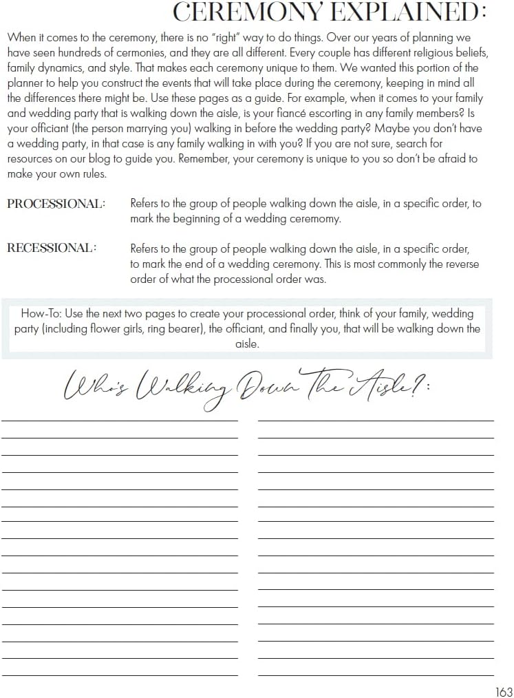 The Wed Planner, Light Blue, 8inx10in
