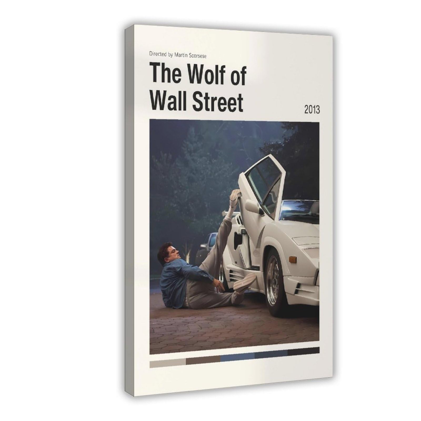 QZFNCOYU The Wolf of Wall Street Canvas Poster Bedroom Decor Landscape Office Room Decor Gift 12x18inch(30x45cm)
