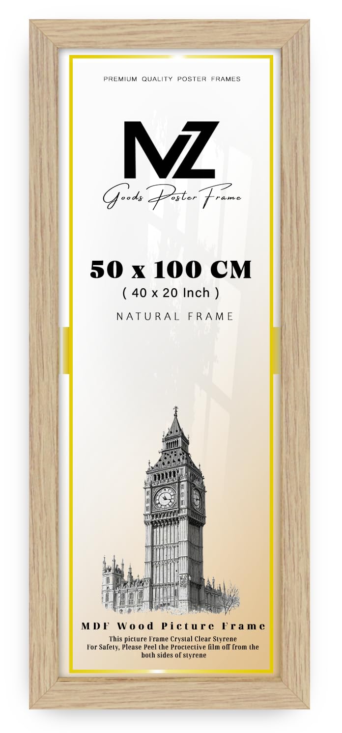MZ GOODS | Oak (50 x 100 CM) Wall Art,Print, Retro 500 x 1000 mm Decor for Home & Office, Perfect for Bedroom & Living Room Décor 40X20 Inch [ Oak ] — image 1