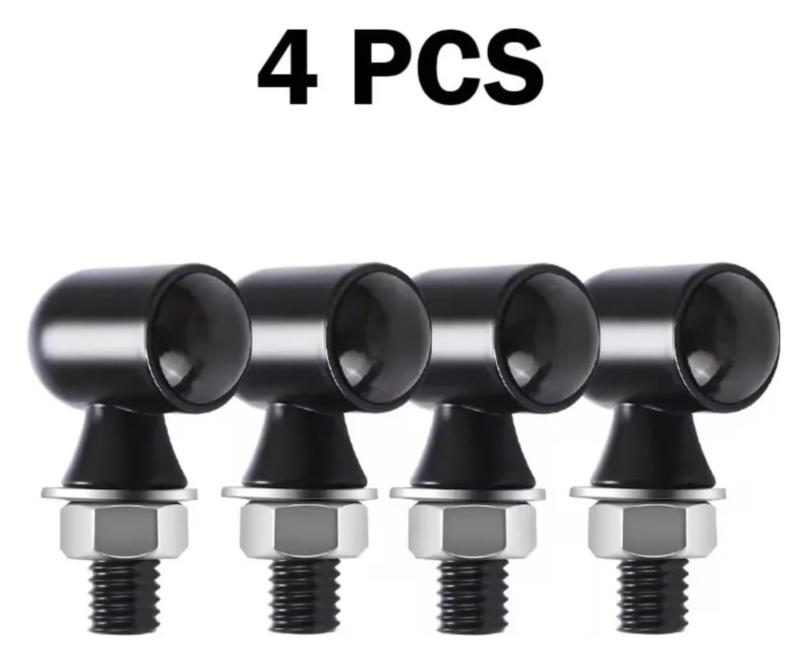 Indicatore di direzione Moto per Bobber 12V 8mm Moto Freccia Indicatore di Direzione Lampadina Fari(4pcs)