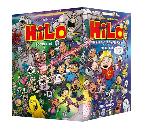 Hilo: The Epic Boxed Set (Books 1-10): (A Graphic Novel Boxed Set)