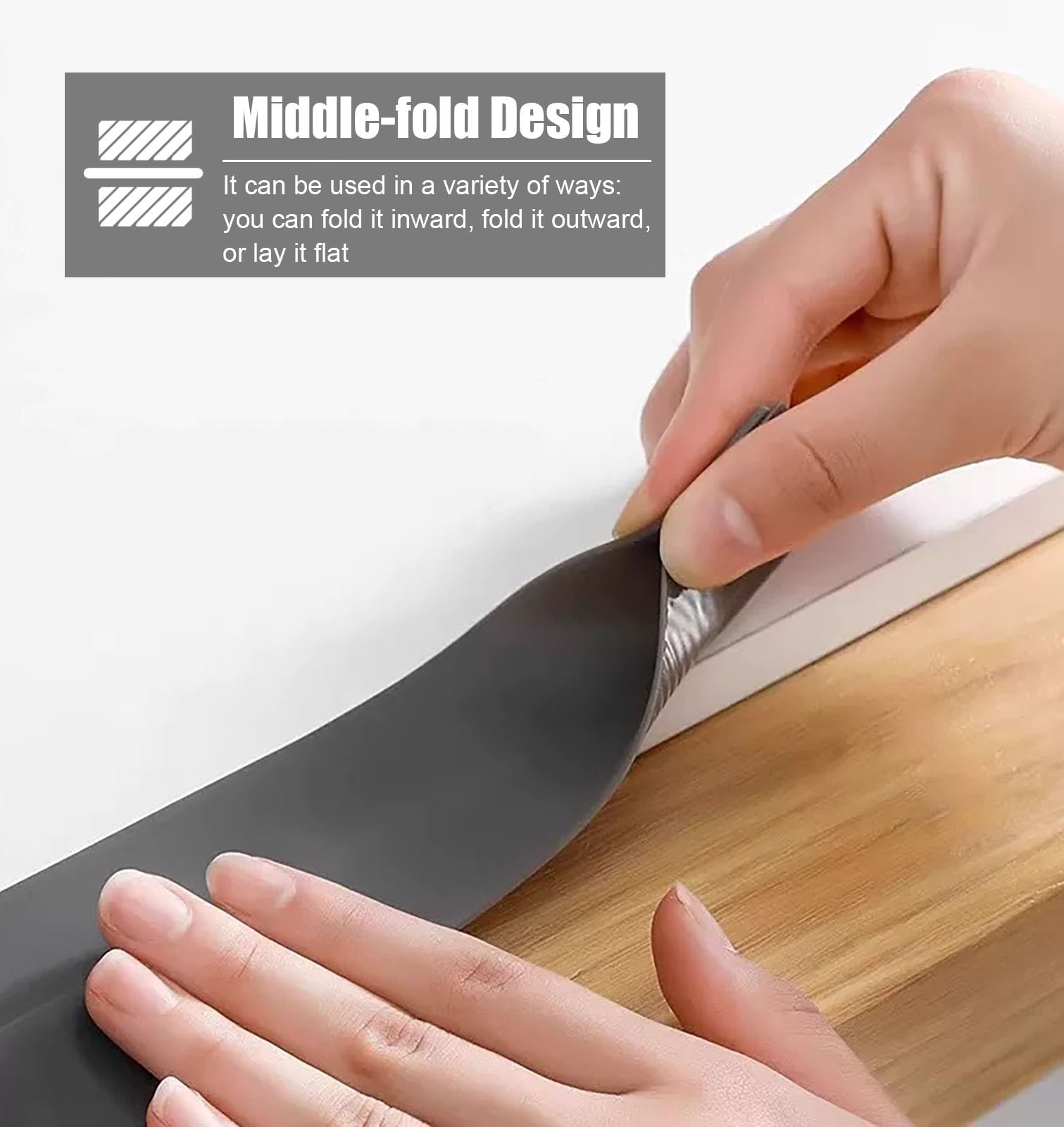Perfil de Transición para Suelo Perfiles Autoadhesivos para Bordes de Escaleras, Bandas Flexibles de PVC para Peldaños, Protectores de Seguridad en Forma de L para Bordes