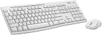 Logitech MK270 Wireless Keyboard and Mouse Combo for Windows, 2.4 GHz Wireless, Compact Mouse, 8 Multimedia and Shortcut Keys, 2-Year Battery Life, for PC, Laptop - Off White