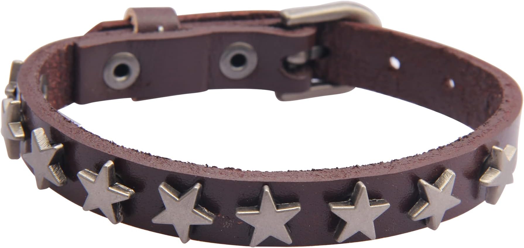 GelConnie Punk Leather Cuff Bracelet Adjustable Straps Wrap Bracelets Arm Armor Cuff Gothic Leather Wristbands for Men, Women