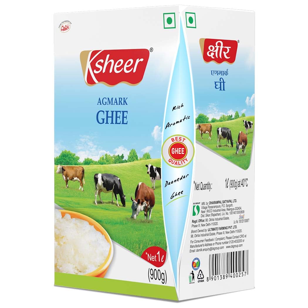 Ksheer Desi Ghee | 1L | Slow-Cooked for Rich Aroma & Grainy Texture