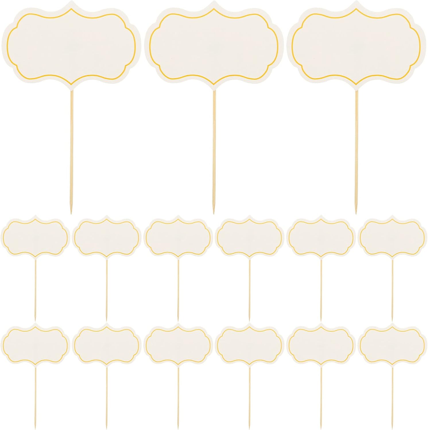 jojofuny 24pcs Writable Chalkboard Labels for Party Food Buffet Cheese and Cupcake Markers for Charcuterie Boards Desserts and Restaurant Use