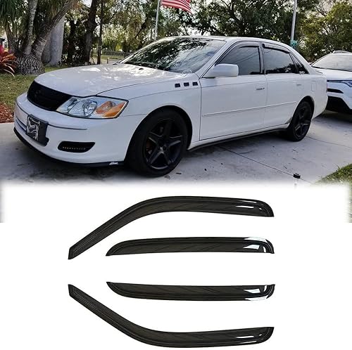 Miniatura 8 de VICOJETOR Viseras de ventana impermeables a prueba de sol, 4 piezas de repuesto de protección para Nissan Sentra 94165 2007 2008 2009 2010 2011 2012