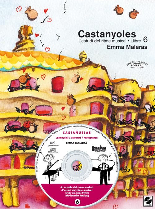 Livre Castanyoles 6 rythme musical apprentissage des castagnettes
