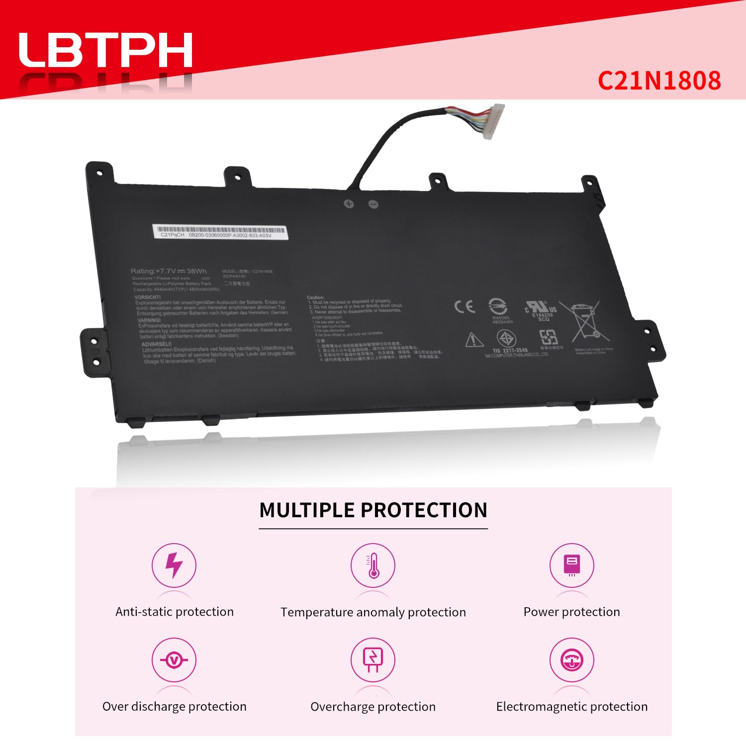 Amazon.com: LBTECH C21N1808 Battery for Asus Chromebook C423
