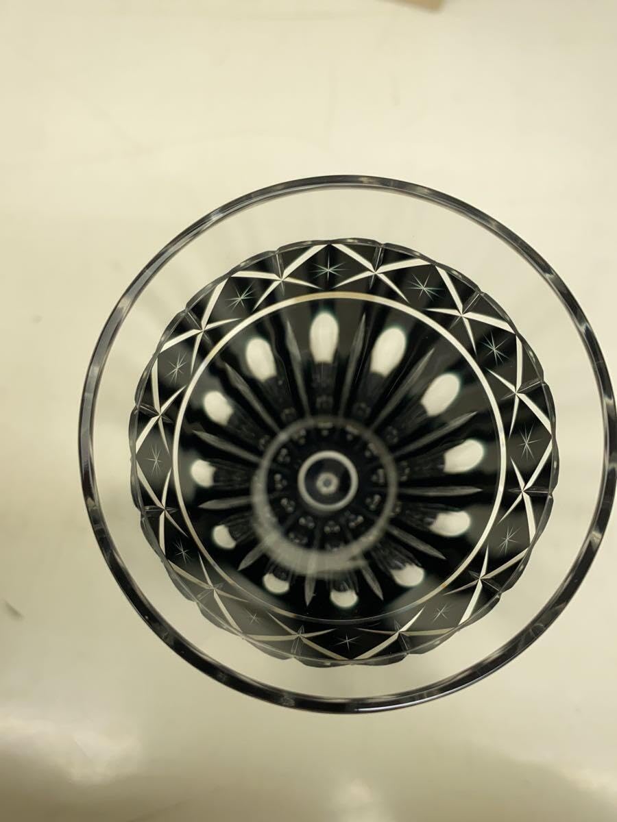 Amazon | 薩摩びーどろ工芸グラスBLK薩摩切子 | ノーブランド品