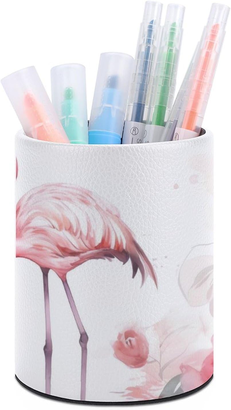 Amazon.co.jp: ペンホルダー、デスク用ペンオーガナイザー,フラミンゴ熱帯の葉,オフィスデスクアクセサリー : Office Products ペンホルダー デスクオーガナイザー ペンシルホルダー カップ ペンオーガナイザー フラミンゴ ペンシルカップ デスクオフィス用