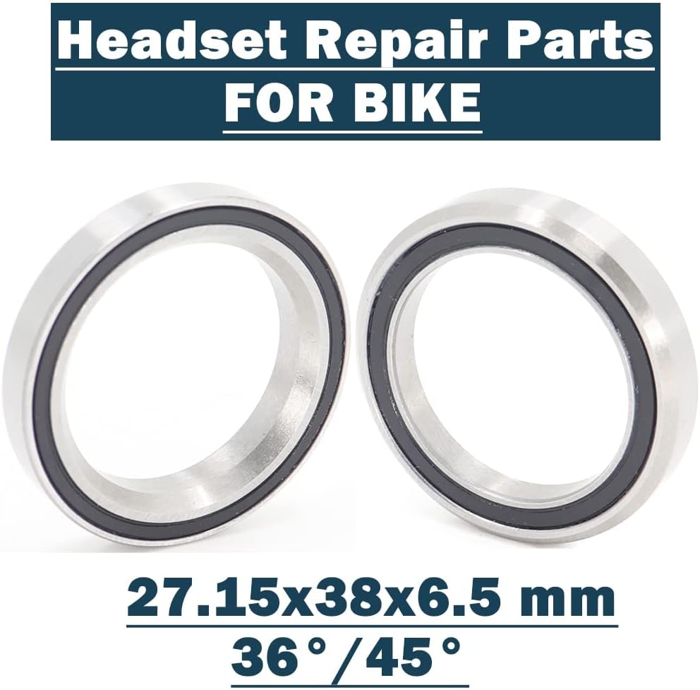 MH-P09K Bike Headset Bearings 27.15 * 38 6.5mm 36/45 Degree Road Angular Contact Bicycle Bearing MH P09K