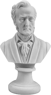 Famous Musician Wagner Bust Cast Marble Statue Sculpture Small