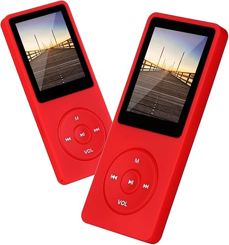 El reproductor de MP3 es un reproductor de música portátil con una tarjeta micro sd de 32 GB, pantalla de 1.8 pulgadas, con altavoz, radio FM,