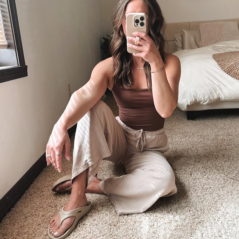 Image of Oka Unisex Recovery Flip Flops | Arch Support Cushioned Sandal | Lightweight Sustainable | Made in the USA