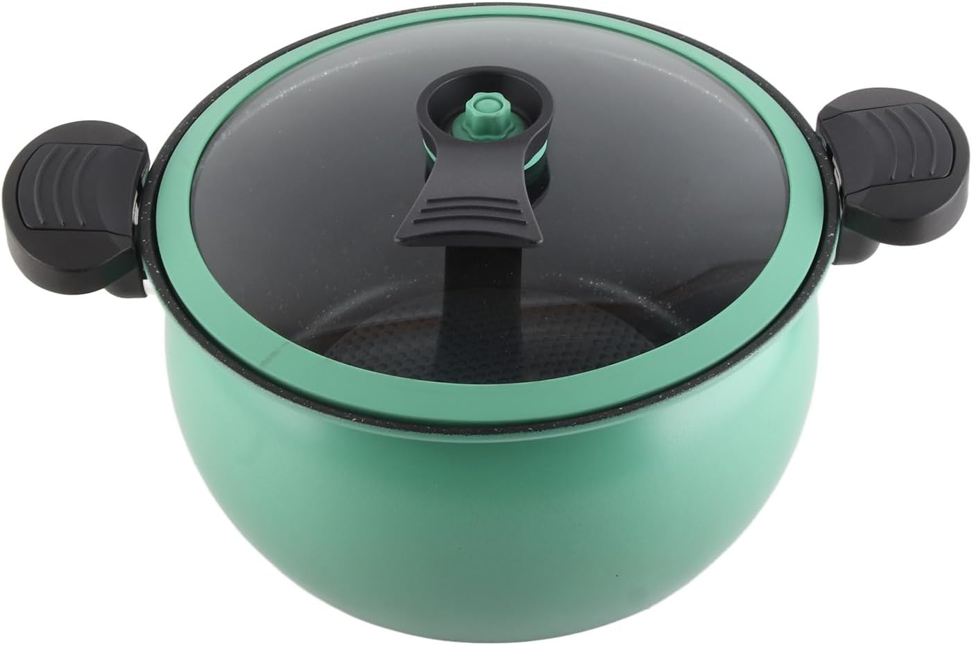 Big Capacity Non Stick Micro Pressure Cooker Multi Functional Kitchenware with Visual Lid for Home Cooking (5L) Big Capacity Non Stick Micro Pressure Cooker Multi Functional Kitchenware with Visual Lid for Home Cooking (5L)