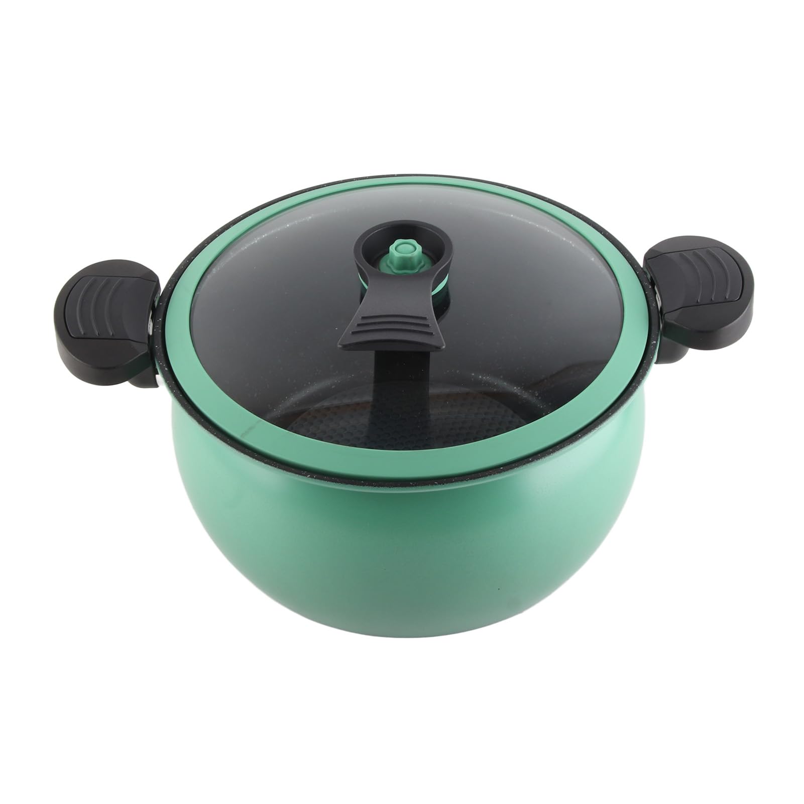 Goshyda Microolla a Presión Antiadherente de Gran Capacidad de 4,0 L, Olla de Sopa a Micropresión Multifuncional para Guiso de Arroz, Cocción Eficiente y Rápida para Cocina, Compatible con Estufa de