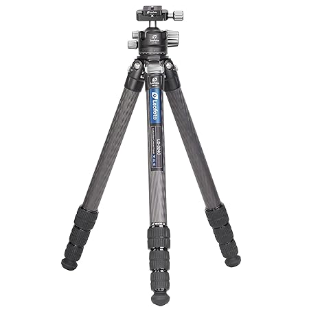 Leofoto LS-324C+LH-40 Tripod Kit LH-40 Carbon Fiber CF 4 Section & 40mm Low Profile Ball Head