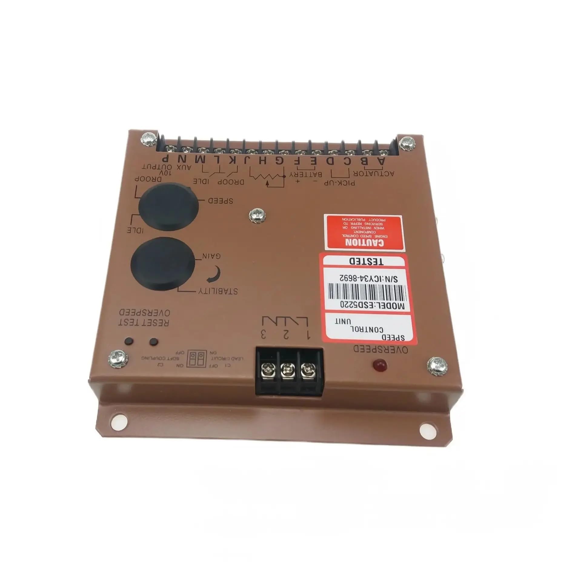 Hg7twvezf One Color Esd5220 Governor Controller