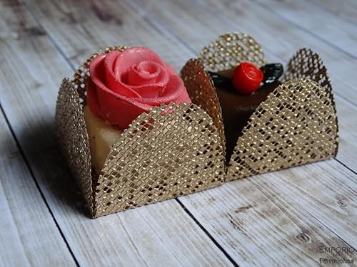 Miniatura 7 de Tazas de trufa de tela hechas a mano  Forros de trufa  Envolturas de trufas  Fominhas  tazas de caramelo para chocolate  Forminhas de Brigadeiro