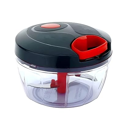 Mini Handy Chopper with 3 Blades for Effortlessly Chopping Vegetables and Fruits for Kitchen. Best for Chopping and easy to use.