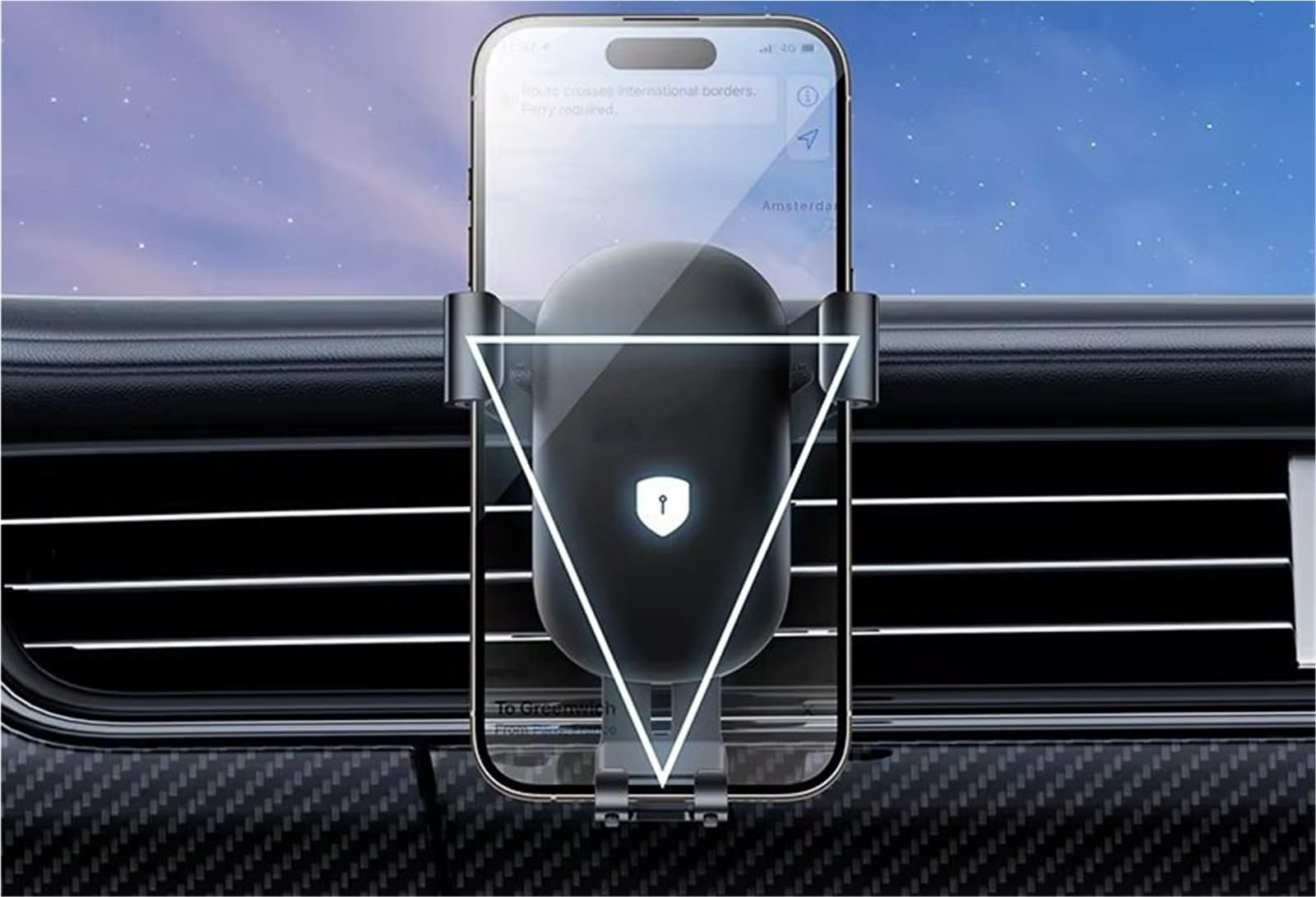 para Samsung Universal para Teléfono Móvil Teléfono para Automóvil Soporte Celular Parabrisas Ventilación Aire Cuna Soporte Móvil Coche