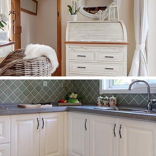 Miniatura 6 de Tirador Savori para cajón, de cristal, para armario, cajón, alacena, puerta de armario, manijas modernas y cuadradas, herramientas para el hogar,