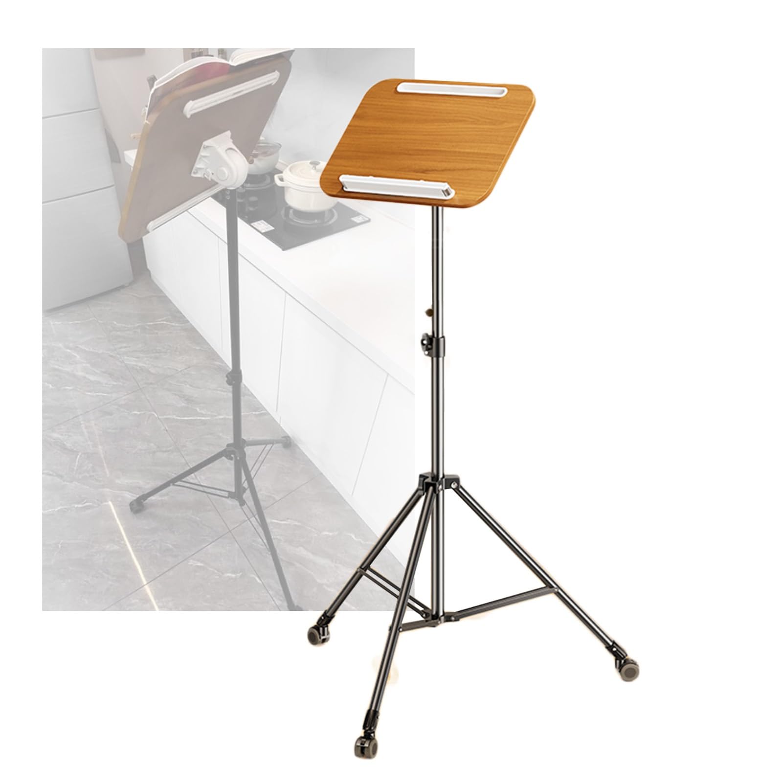 Soporte de suelo ajustable para evitar dolores de espalda al leer libros o partituras