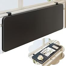 97-Degree Foldable Window Sill Extender Plate Clamp Mounted Windowsill Extender Shelf Heavy-Duty Countertop Extension Board Without Drilling