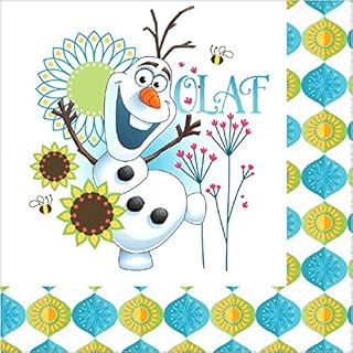 American Greetings Luncheon Napkins | Birthday | Disney Frozen Collection Multicolor, 6.5