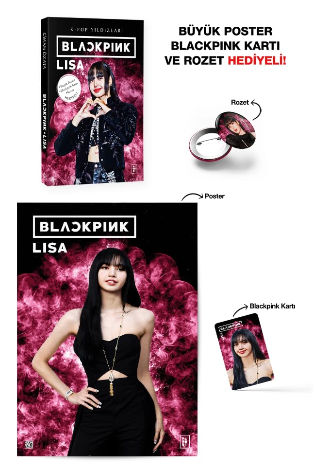 Blackpink Lisa - K-Pop Yıldızları : Cihan Özata: Amazon.com.tr: Kitap