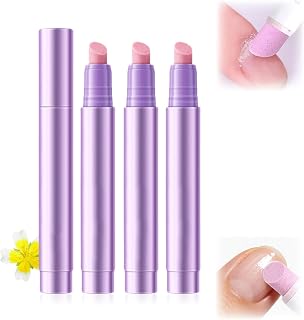 KLIFE 3Pcs Ceramic Cuticle Oil Pusher Pen Set - 2-in-1 Nail Care Pens for Manicure, Pedicure, Dry Cuticles & Hangnails