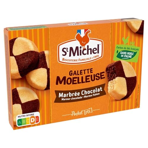 Gâteaux Galettes Moelleuses Marbrées St Michel Le Paquet De 6 Galettes De - vue 2