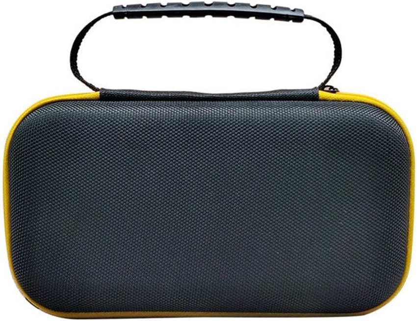 For Anbernic RG-DS Retro Handheld Game Console Hard Carrying Case – EVA Travel Storage Bag With Organized Compartments(Yellow)