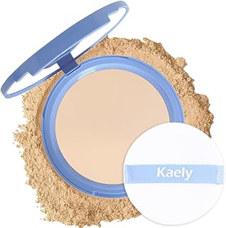Kaely Polvos compactos de maquillaje, control...