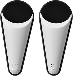 2PCS Magnetic Scissor Holder with Drainage Holes, ABS Plastic Detachable Refrigerator Storage Rack Kitchen Shears Organizer for Cutting Tools Utility Holder for Fridge Compact Durable Design
