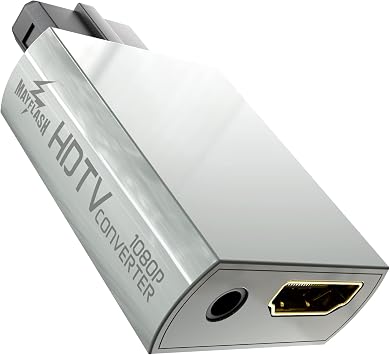 MAYFLASH N64 to HDMI Adapter N64 Gamecube SNES SFC to HDMI Converter 1080P for Full HD Converter with 3.5mm Audio Jack HDMI Output N64 to HDMI Converter