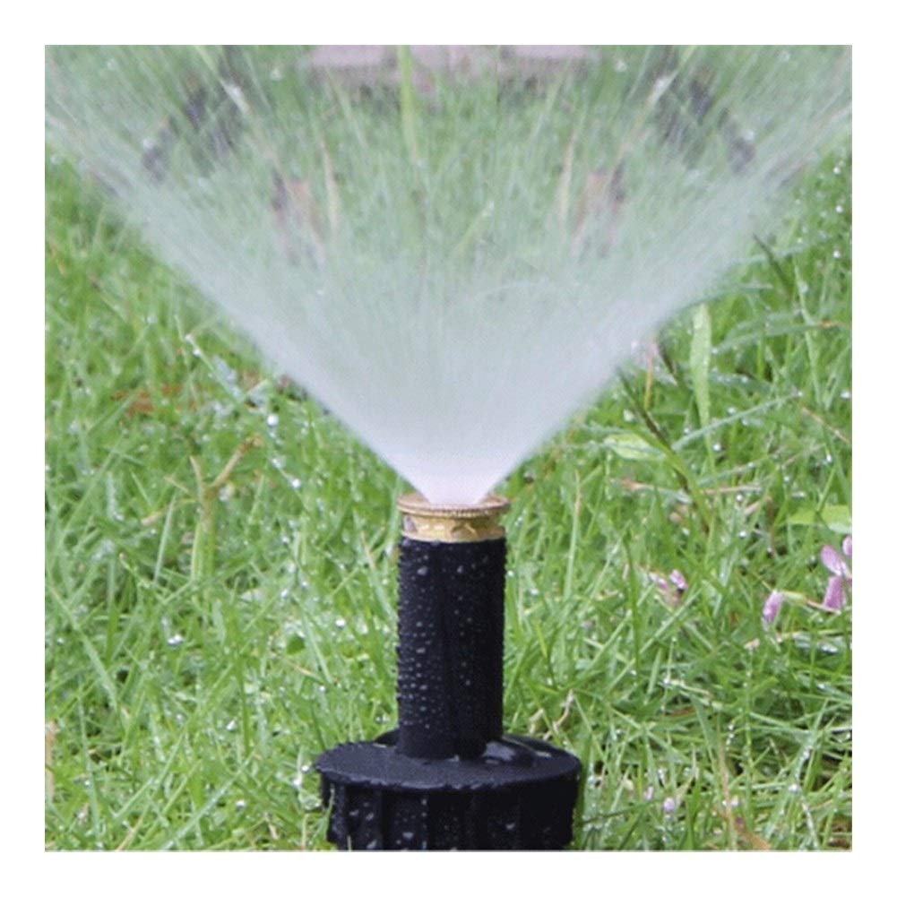 Irrigatore da Giardino 10 Pezzi 1/2" Irrigatori Pop-up in plastica Regolabili 90-360 Gradi Irrigazione del Prato Forniture da Giardino Irrigazione del Prato Raffreddamento