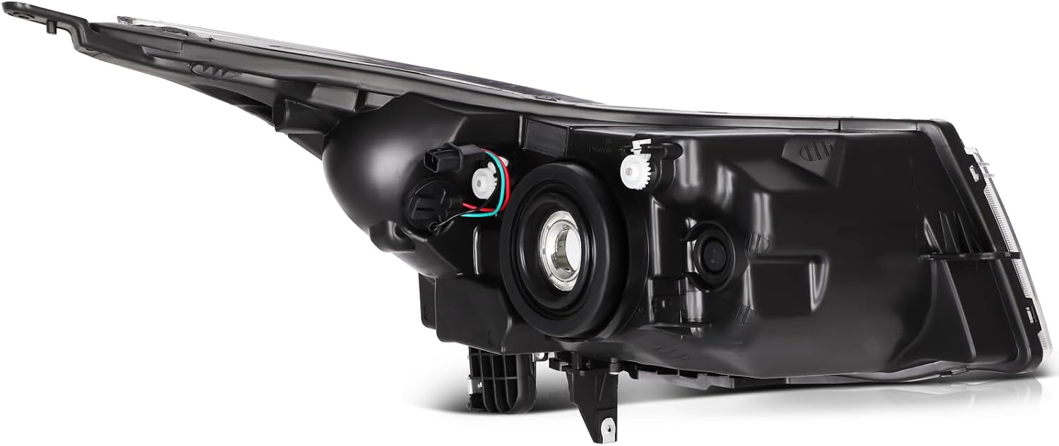 Headlight Assembly for Chevrolet Cruze 2011-2015 for Chevrolet Cruze Limited 2016 Black Housing Clear Lens Driver and Passenger Side Headlamp