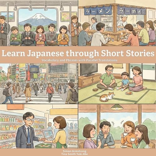 Learn Japanese Through Short Stories Audiolivro Por Simon Armstrong capa