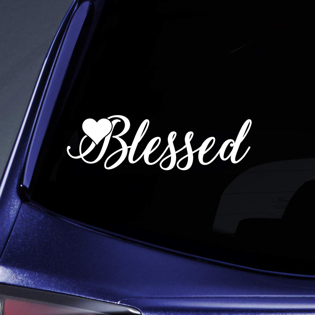 Blessed Heart Sticker Decal Notebook Car Laptop 5.5