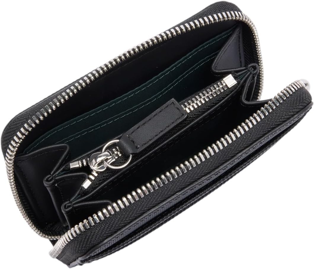 Lacoste Women's Daily City Small Zipped Billfold, Black, One Size