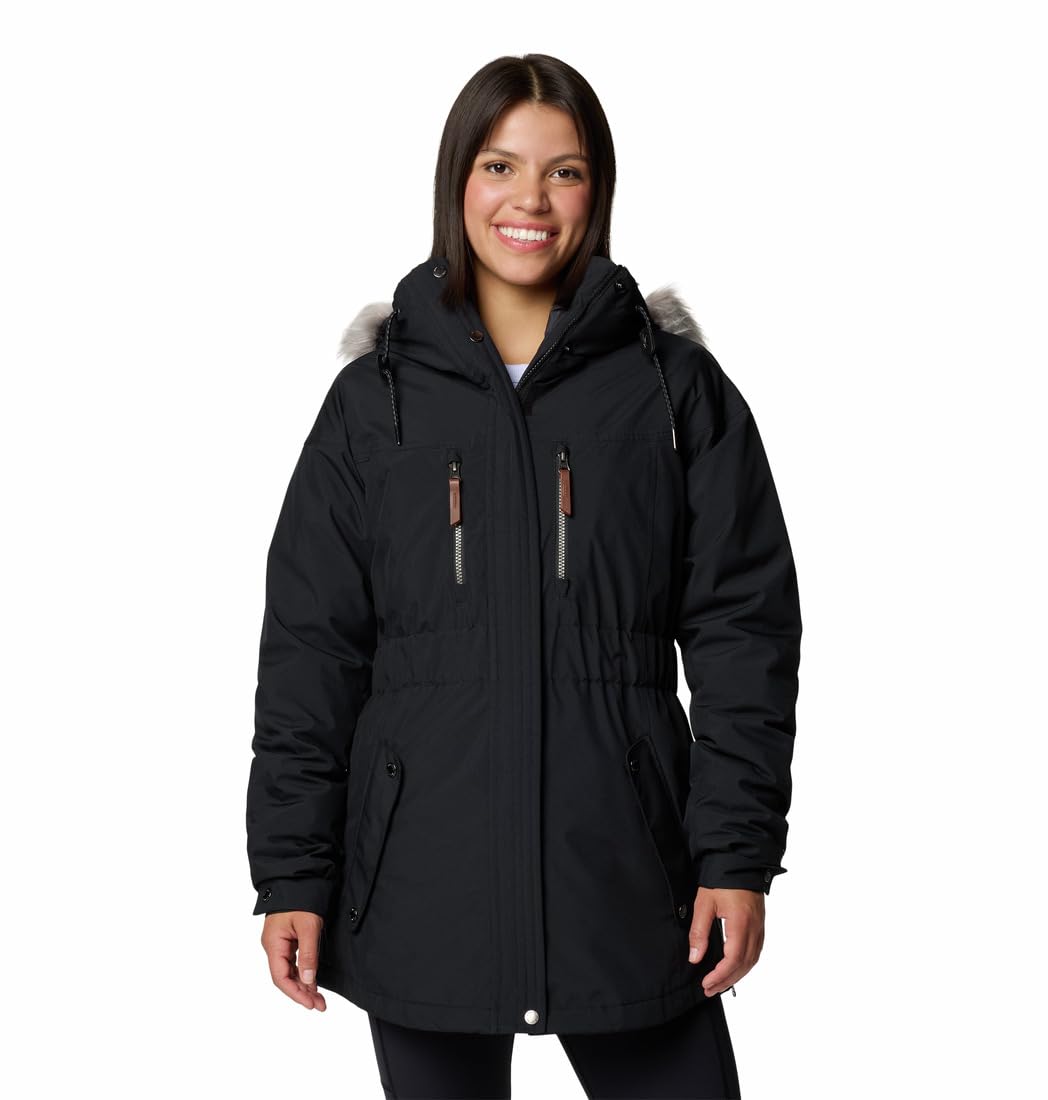 Columbia Women's Payton Pass II Interchange Jacket, Black, Large