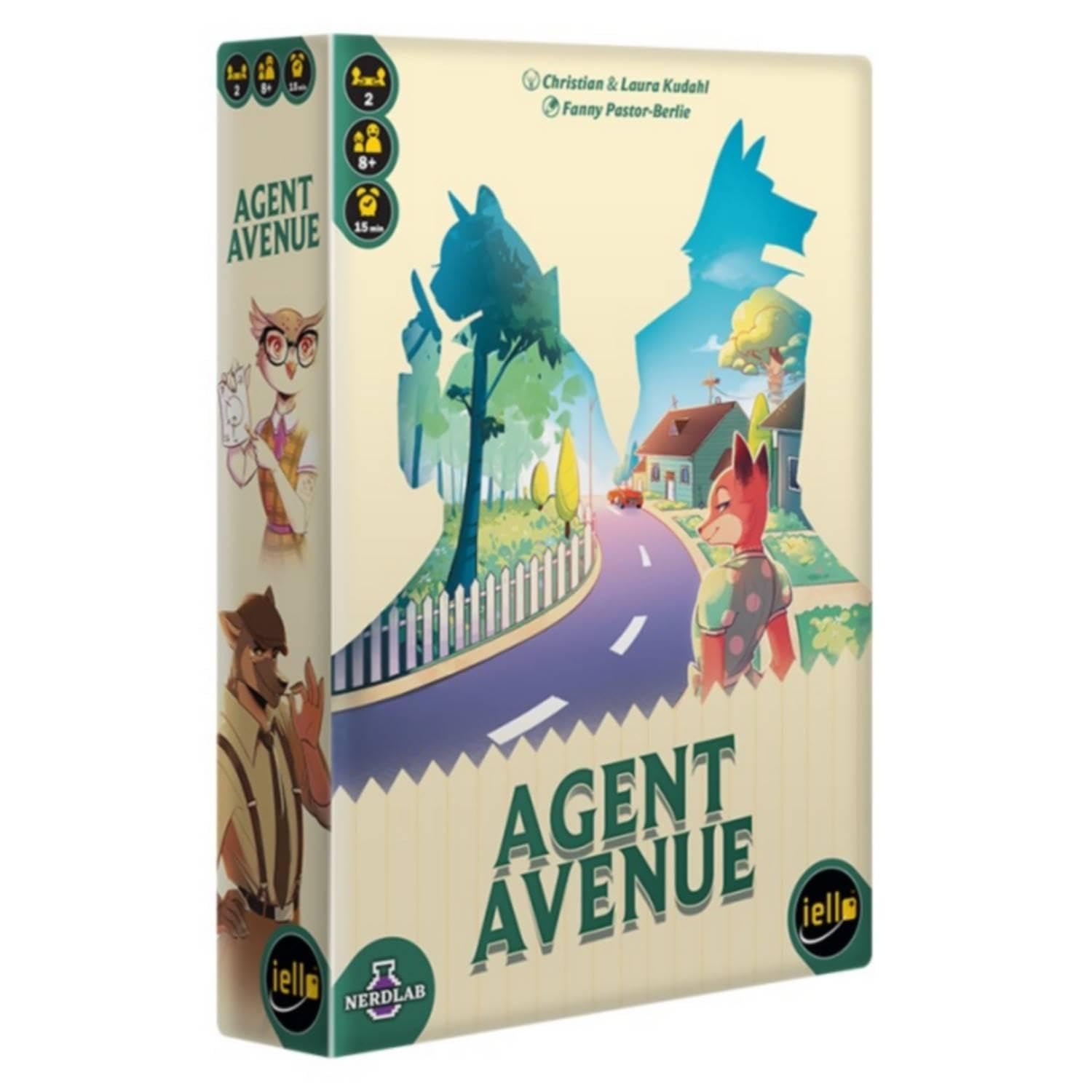 IELLO Agent Avenue strategy game, Multicolored, 20 cm x 15 cm x 5 cm