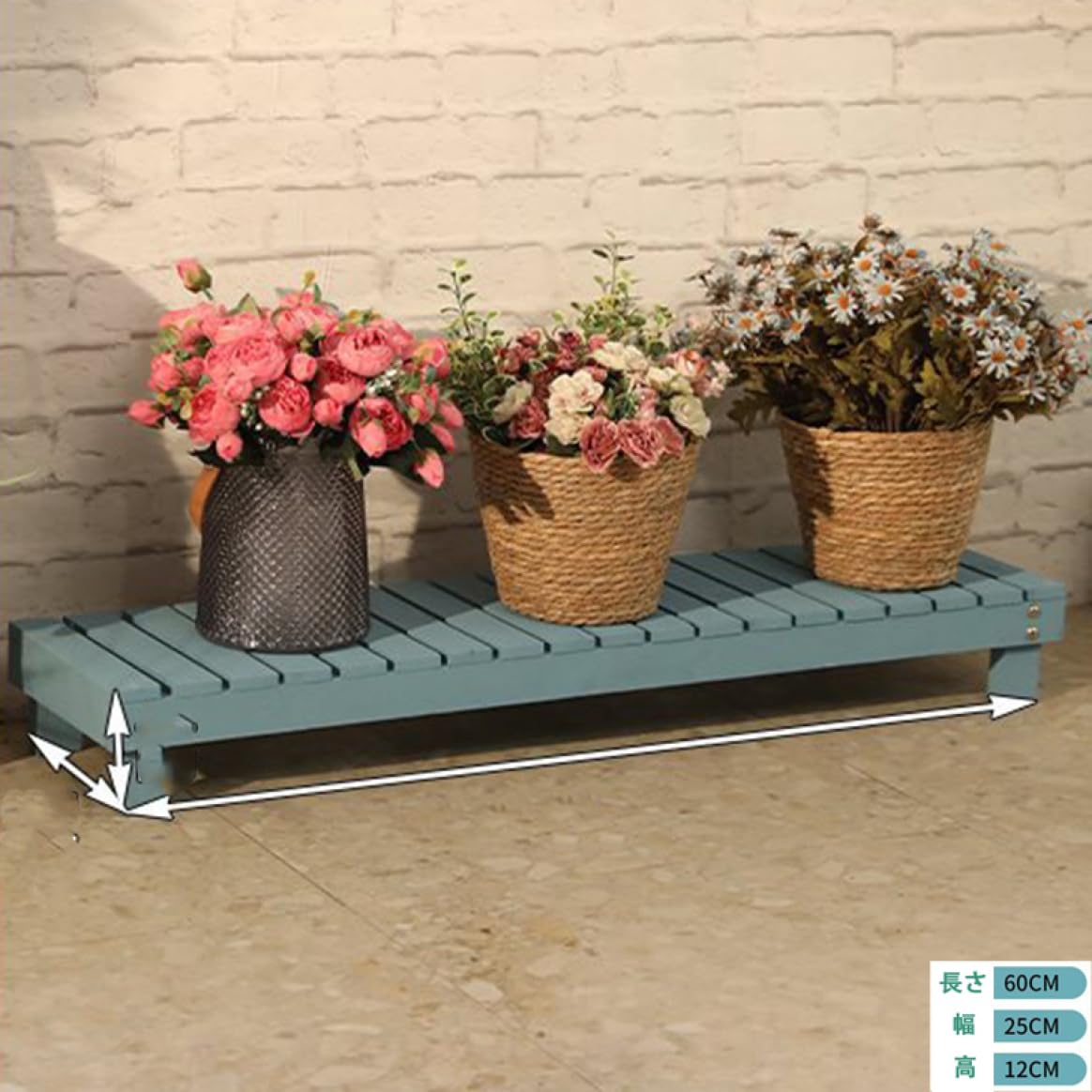 フラワースタンド プランタースタンド 園芸ラック 6段　植木鉢台ガーデン 楽天市場】フラワースタンド 6段 おしゃれ 室内 木製 鉢置き台