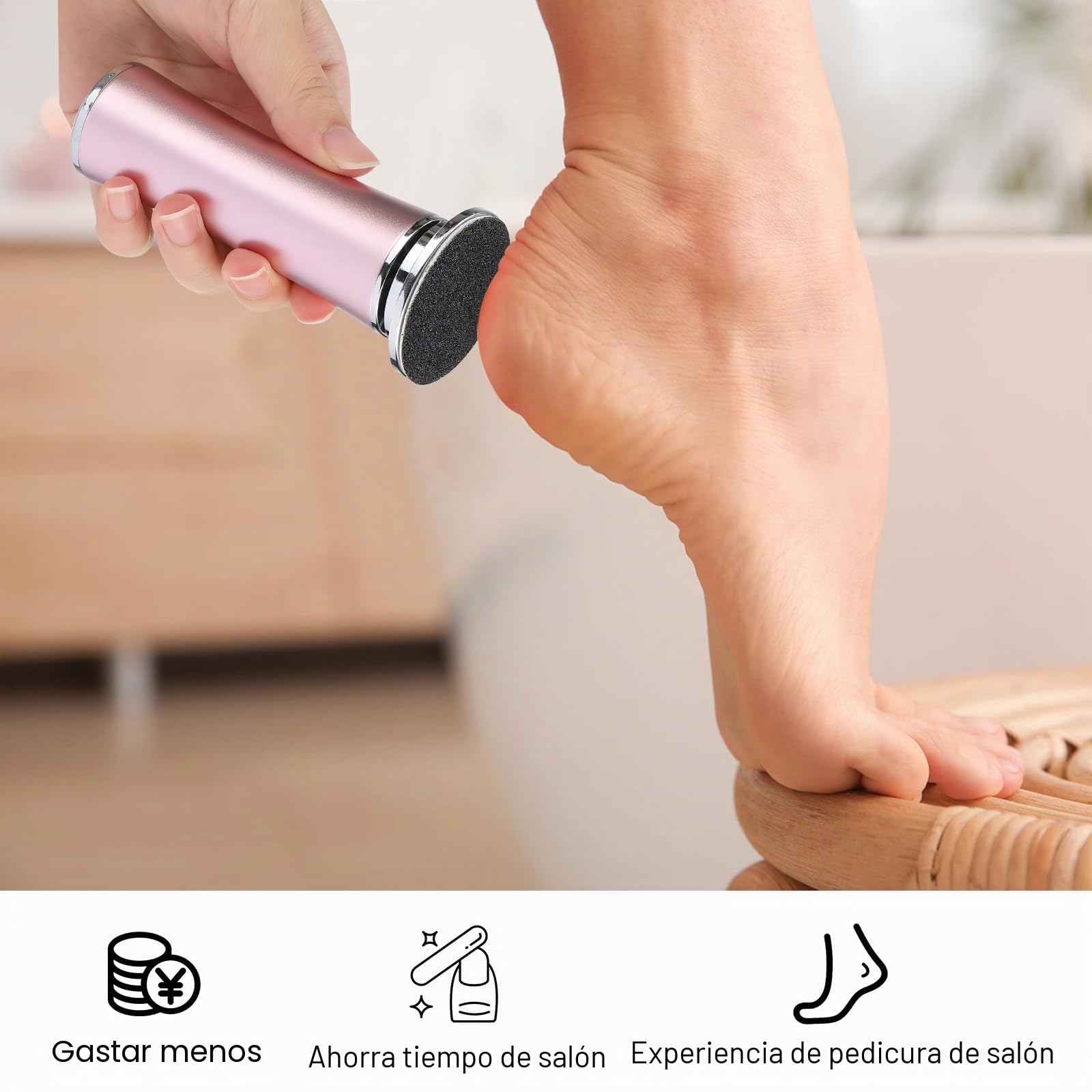 120 Discos Abrasivos Pies, Repuestos Papeles De Lija Pies con Grano 80 100, Recambios Papel De Lija Pies, Escofinas Para Pies Para Piel Seca, Juego de Pedicura para uso DoméStico, Salón