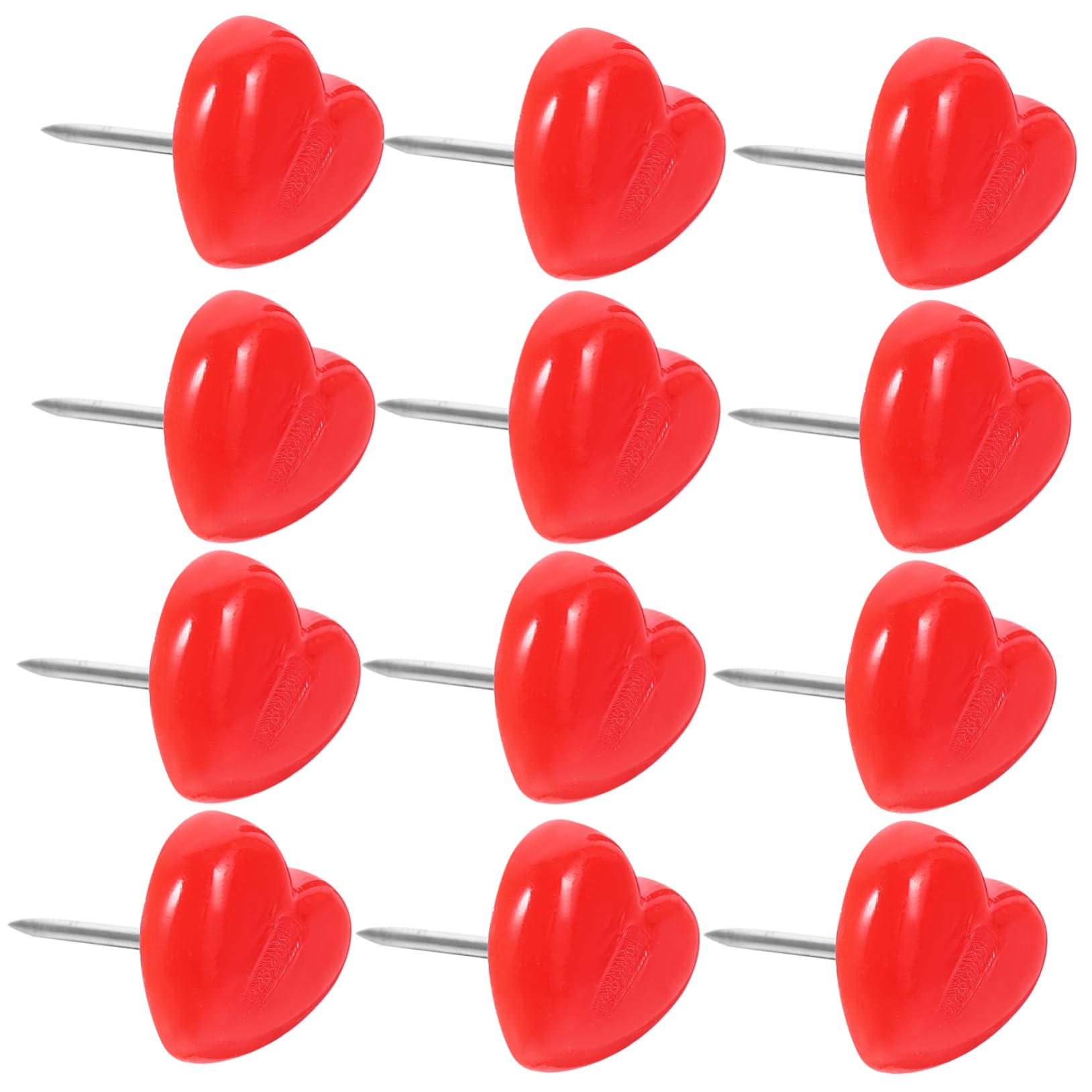 HOMSFOU 5 set Puntine Decorative A Forma Di Cuore Graziose A Forma Di Numero Mini Puntine Piccole Puntine Accessori Da Viaggio Uso Quotidiano Accessori Per Mappe 150 pezzi * 5
