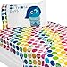 Disney Inside Out Rainbow Patchwork 39" x 75" Twin Sheet Set